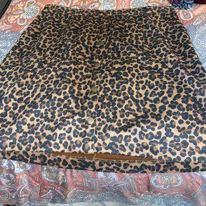 CATO mini leopard print skirt (Size 18/20W)